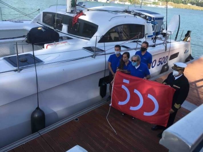   Abschied und Aufbruch in Sevilla zu Jimmy Cornells Projekt "Elcano 500"