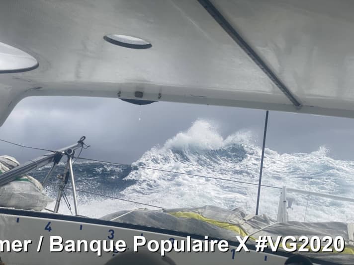   Clarisse Crémer's view of the sea: impressive!