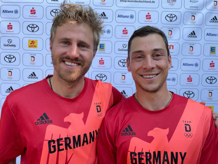   Die WM-Ditten von 2020 und Rio-Bronzemedaillengewinner im 49er: Erik Heil und Thomas Plößel kämpfen bei ihren zweiten Olympischen Spielen um das zweite Edelmetall