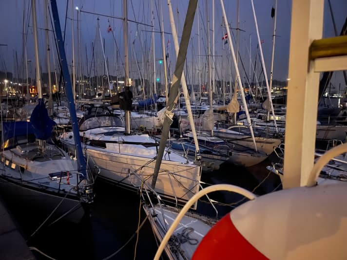   Bella atmosfera serale nel porto di Svendborg