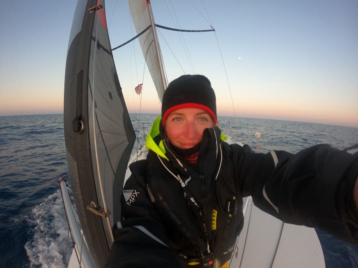   Lisa Berger - in her element at sea