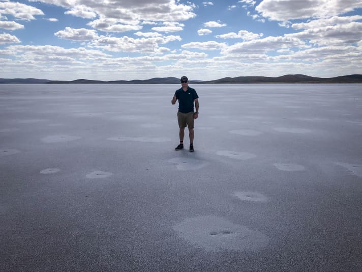   Glenn Ashby is already looking around for suitable surfaces for the world record attempt