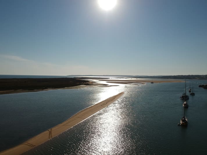   Anchorage in the Algarve