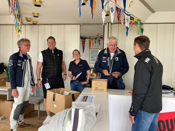 Die Stimmung im Nordseewoche-Team bei den letzten Vorbereitungen: glänzend!