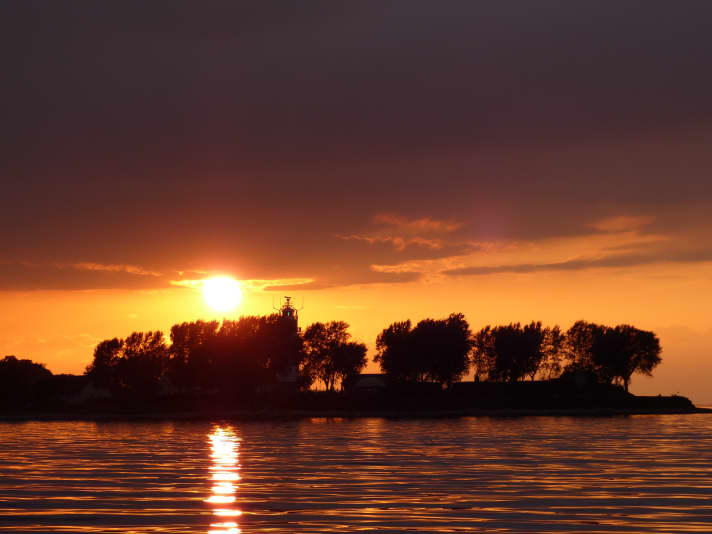  Des vues nocturnes dorées pour les participants du Ærø Rund