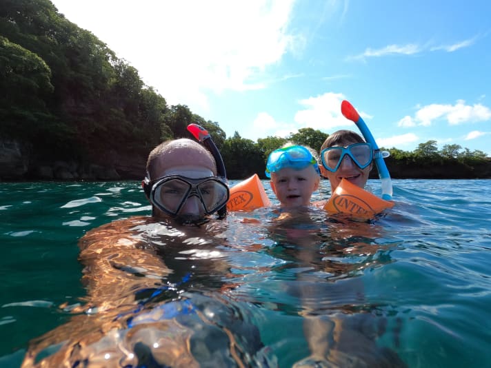   Snorkeling in famiglia al parco delle sculture