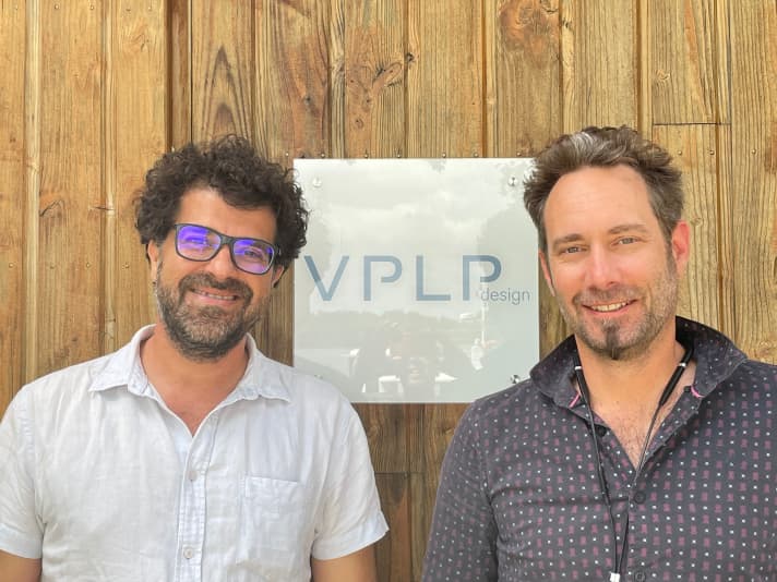   Daniele Capua (l.) und Quentin Lucet vom Design-Büro VPLP