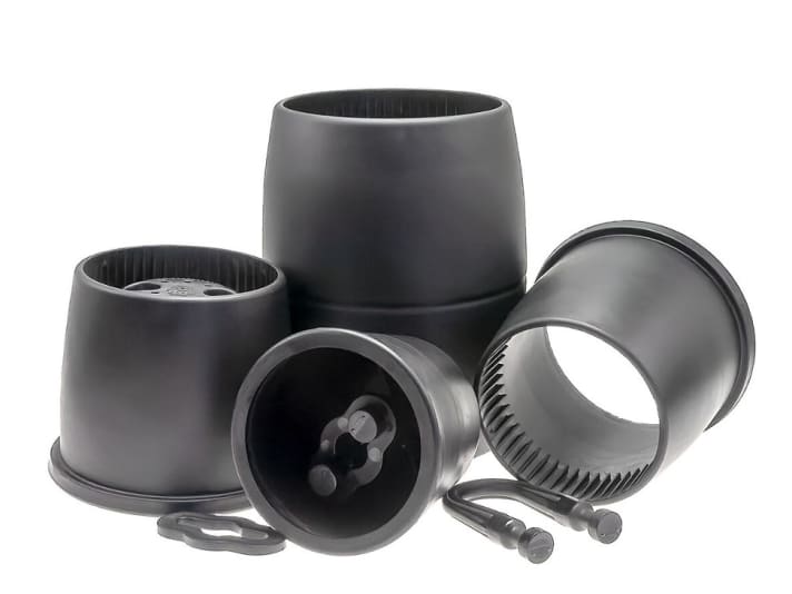 The individual parts can be cleaned in the dishwasher