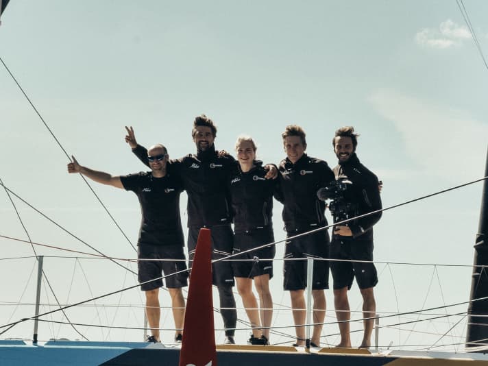 Die erste Regatta-Bewährungsprobe hat Boris Herrmanns Team Malizia mit der neuen Imoca im Défi Azimut bestanden
