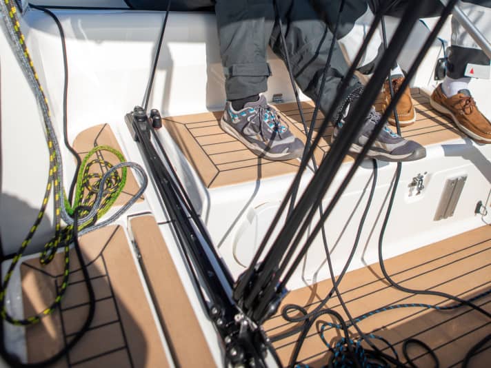 Manipulation des rafales, comportement en mer