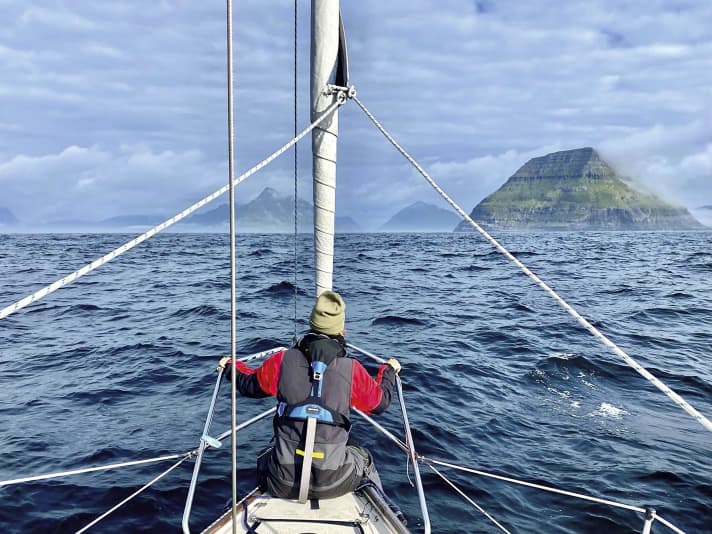 Arrivo alle Isole Faroe con il suo "Anori".