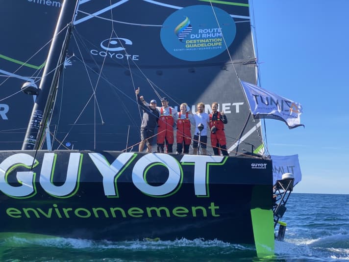 Das Guyot Environnement – Team Europe mit den Co-Skippern Benjamin Dutreux und Robert Stanjek