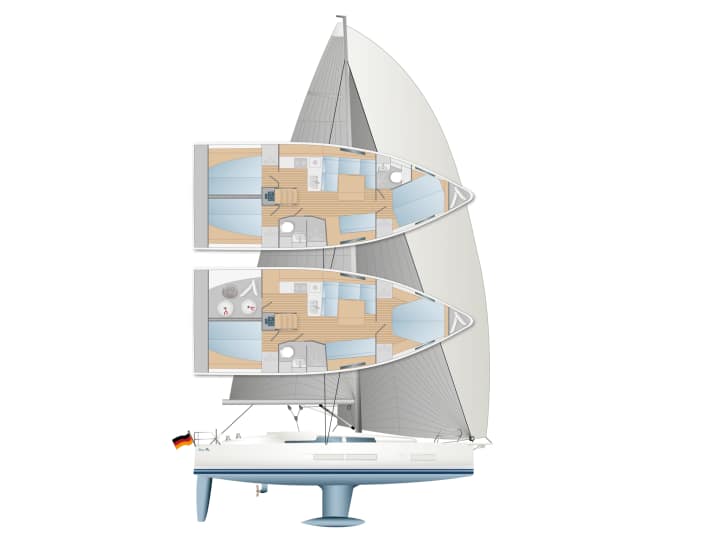 Unter Deck bietet der Sport Tourer alle Optionen der Standardversion.