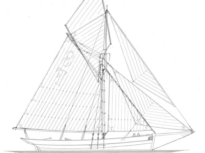 Riss der “Pellew” | Zeichnung: workingsail.co.uk/Luke