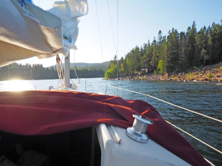 Baggviken sur l'île de Mjältön
