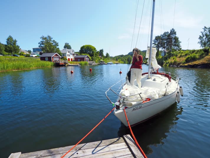 Small but mighty for the cruising area: the Albin Accent turns out to be an inexpensive charter boat