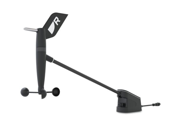 The RSW wind sensor is fully calibrated and has acceleration sensors to automatically correct for swell movements