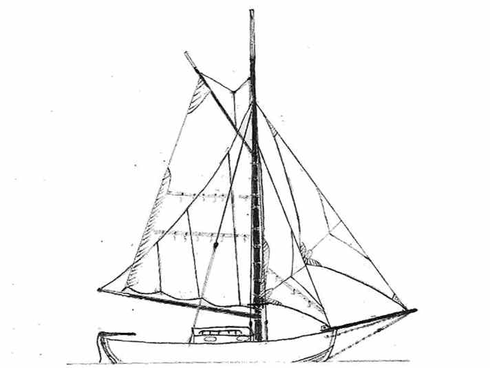 Drawing by the 12-year-old David Friedrich.