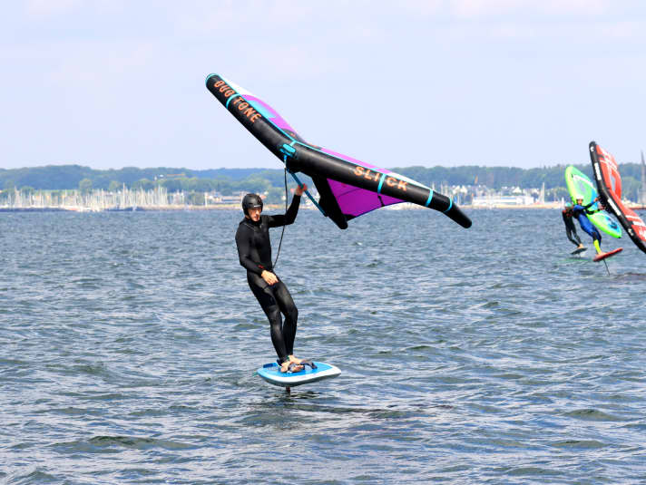 You will always find the ideal grip position on the Mini Boom of the Duotone Slick