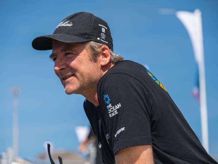 Yann Eliès vor seinem ersten Einsatz für Team Malizia