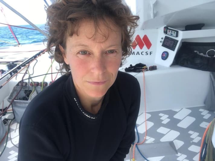   The German-French Isabelle Joschke sailed towards the finish early Friday morning in fourth place, still eager to attack and with podium chances, putting a lot of pressure on Louis Burton on "Bureau Vallée", who was just ahead of her on course