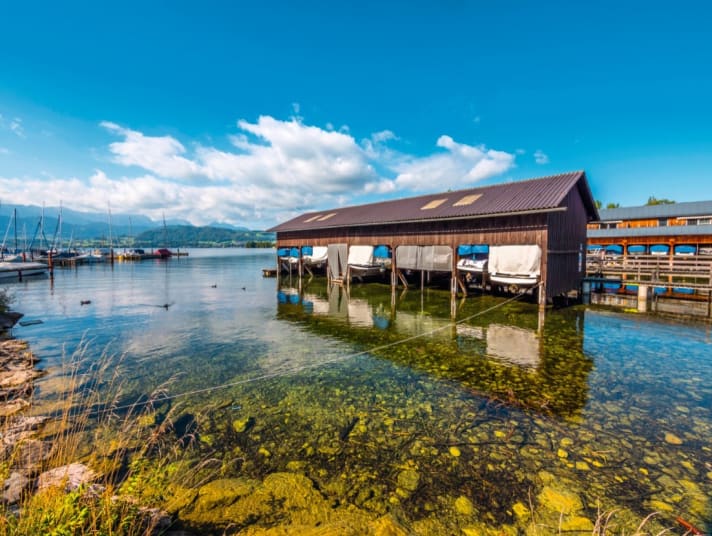   The lake offers its visitors a wide variety of options for extensive day trips by boat - and in the evening, peace and quiet prevail