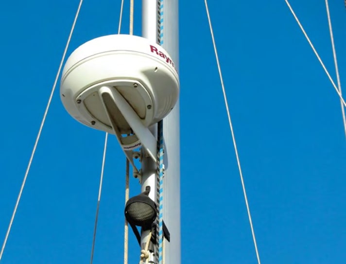 The equipment on board includes a radar