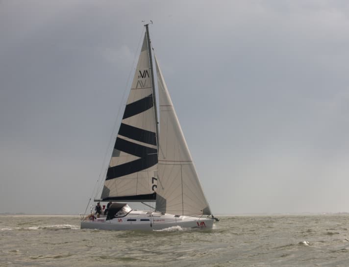   Varianta 37 lors du test YACHT dans le golfe de Gascogne