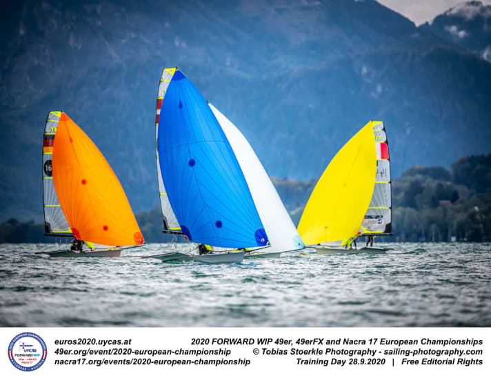   Le photographe Tobias Störkle a réalisé de belles images des championnats d'Europe sur l'Attersee.