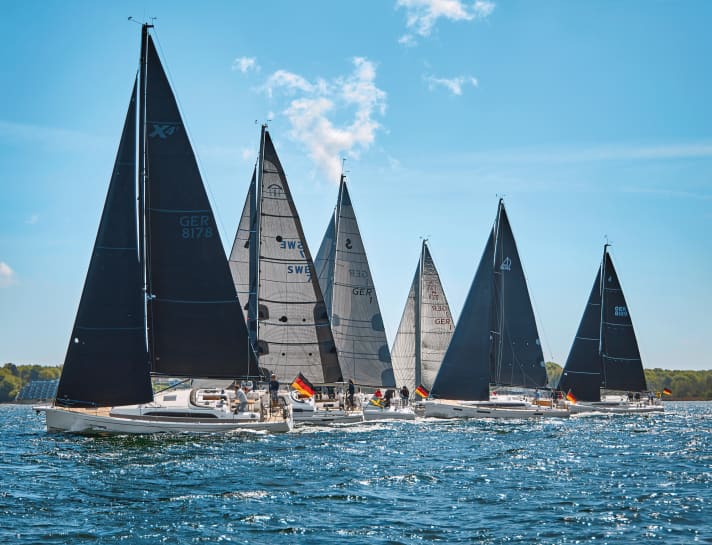 Test di confronto 11 metri performance cruiser a vela di flotta