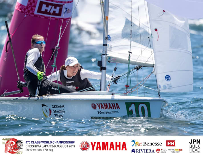   Pas pour elles-mêmes, mais pour leur nation : Frederike Loewe et Anna Markfort ont décroché la place pour les Jeux olympiques pour l'Allemagne en 470 féminin au Japon.