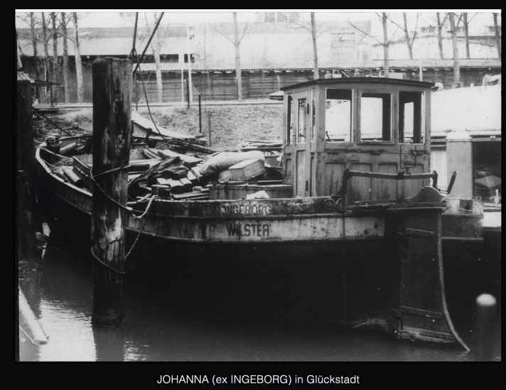 Guest appearance as a motorised inland vessel: In the 1920s, it continued without rigging, the owners relied solely on the services of a 28 hp glow-head engine and registered the ewer as an inland vessel
