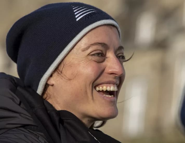 Meilleure skipper Imoca à mi-parcours de la 12e Route du Rhum : la Suissesse Justine Mettraux