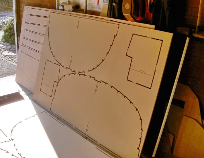 Pre-assembled parts for the hobby boat builder