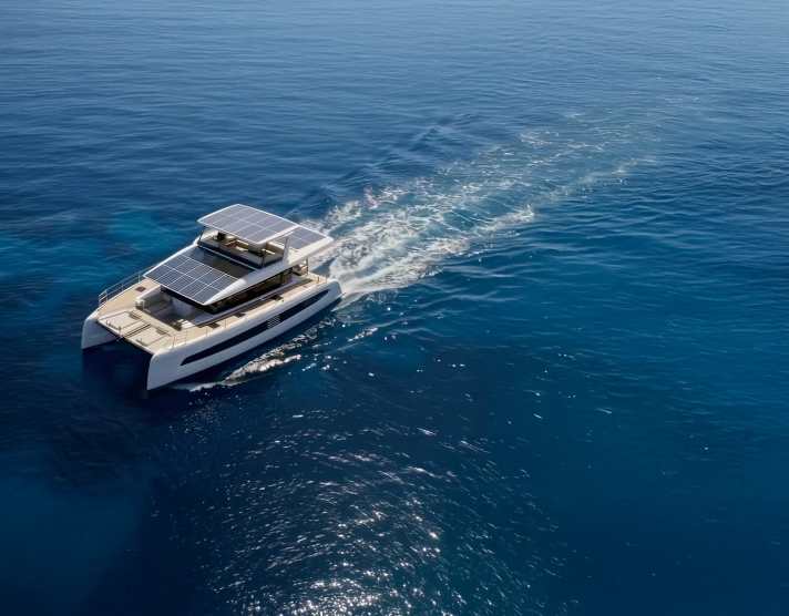 Nominiert in der Kategorie Katamarane: Pioneer Yachts.