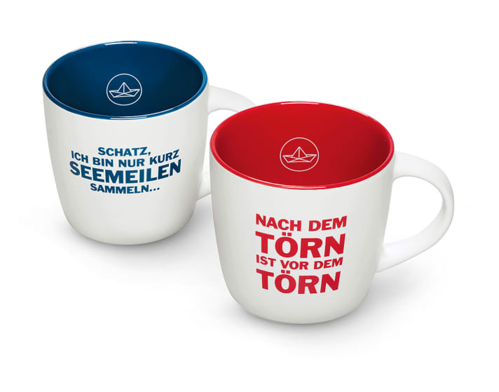 Mit Worten jonglieren kann auch die Marketingabteilung der YACHT, zu bestaunen etwa auf unseren Kaffeetassen