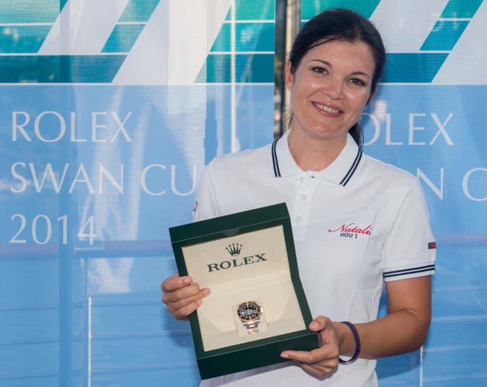   Natalia Braioliu était la seule skipper de la Rolex Swan Cup 2014