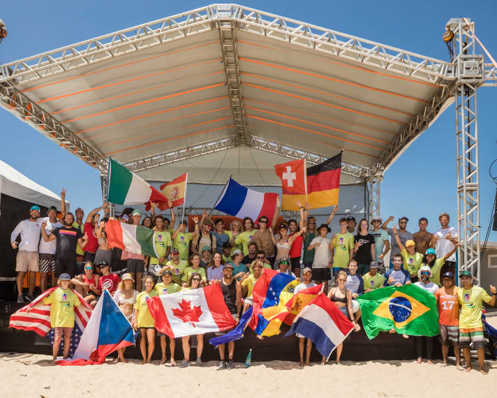 Das Fahrerfeld im Wingfoil World Cup ist international