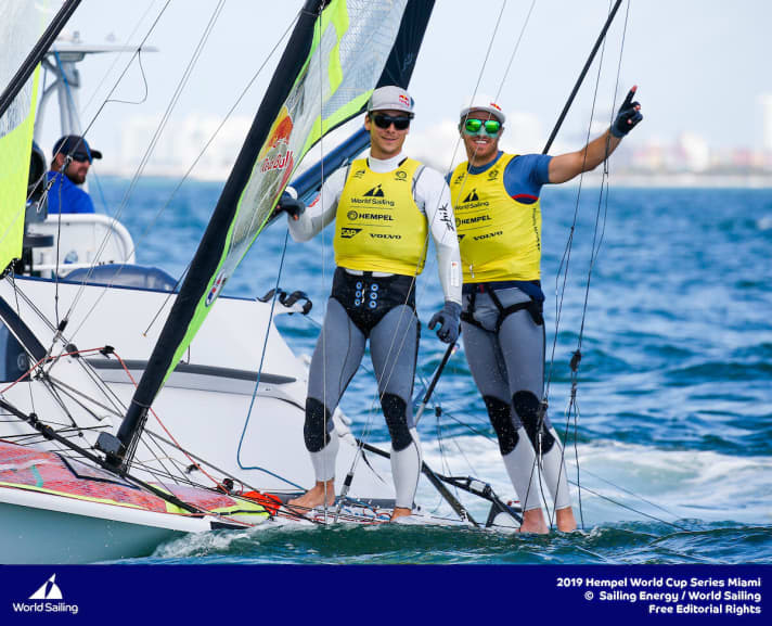   The 49er World Cup winners from Miami: Erik Heil and Thomas Plößel