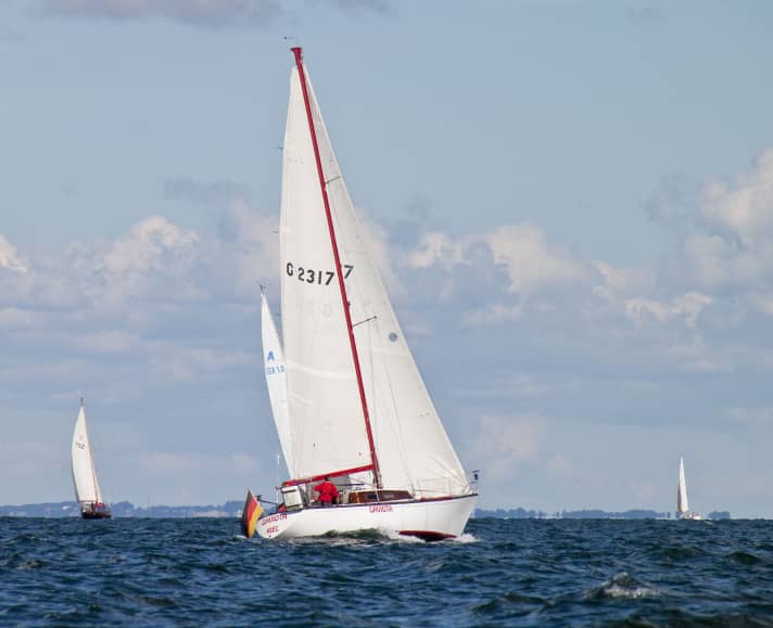   Die "Gaviota" segelt heute noch immer – auf der Ostsee