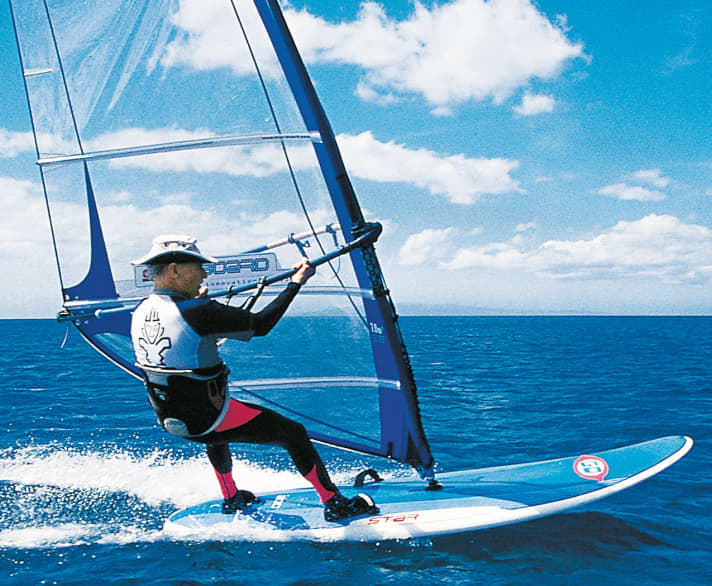 Auch im hohen Alter war Jim Drake noch auf dem Wasser und hat den Sport immer weiter entwickelt.