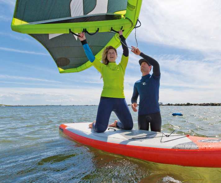 Malte Krummradt always trains on large boards at the beginning