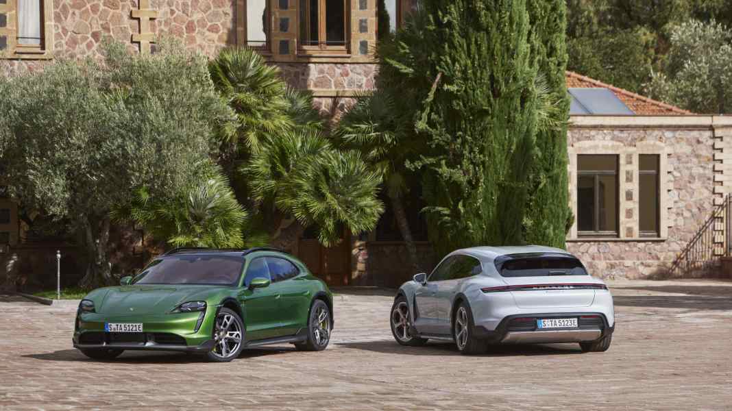 Weltpremiere des Porsche Taycan Cross Turismo: Elektro-Allrounder