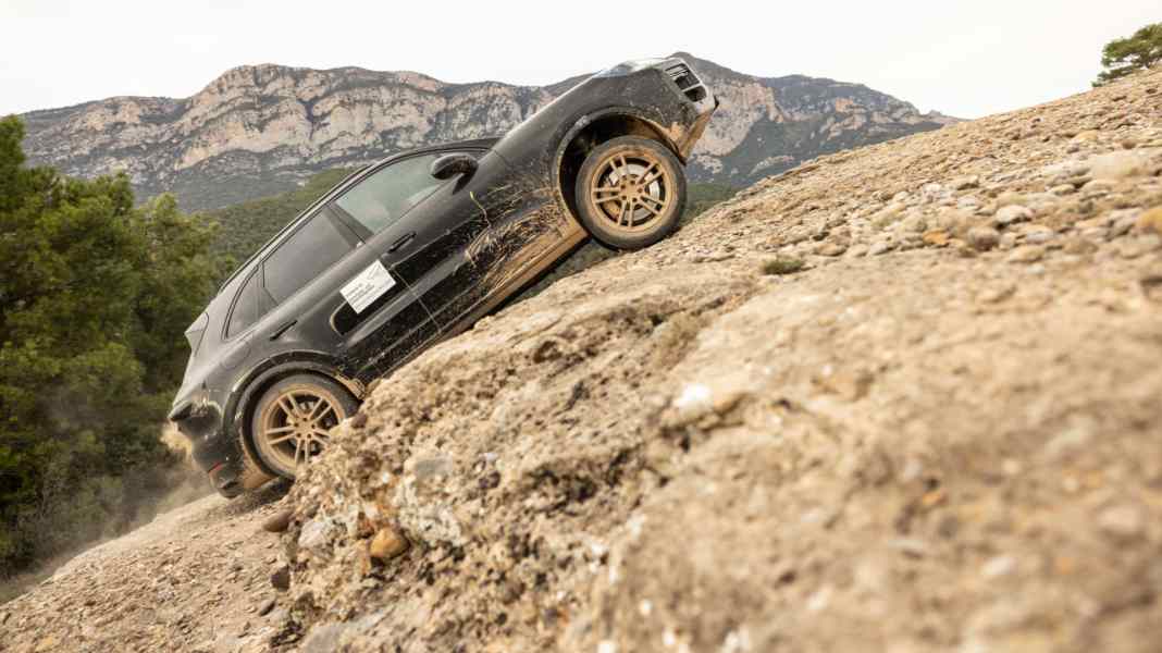 Erprobung des neuen Porsche Cayenne: Dritte Generation