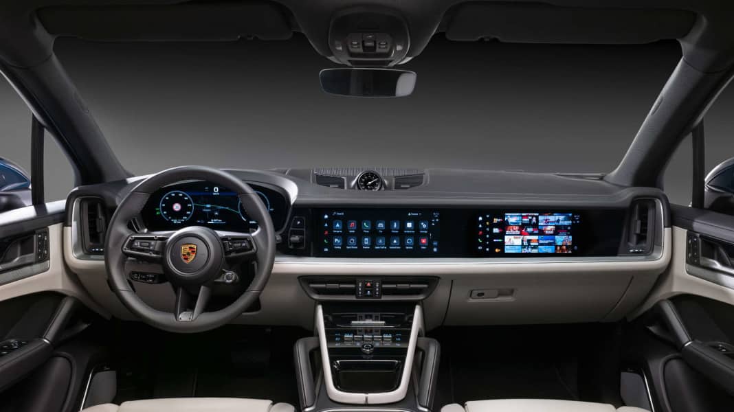 Neue Porsche Driver Experience debütiert im Cayenne: Innovative Interieur-Architektur