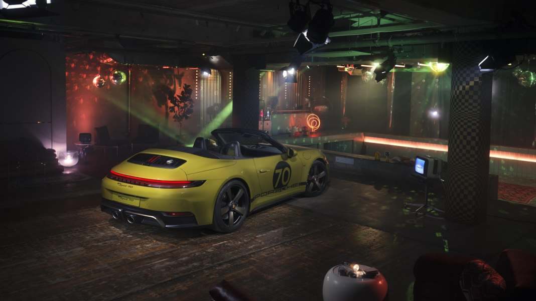 Porsche 911 Spirit 70: Olive Neo und Pascha-Revival