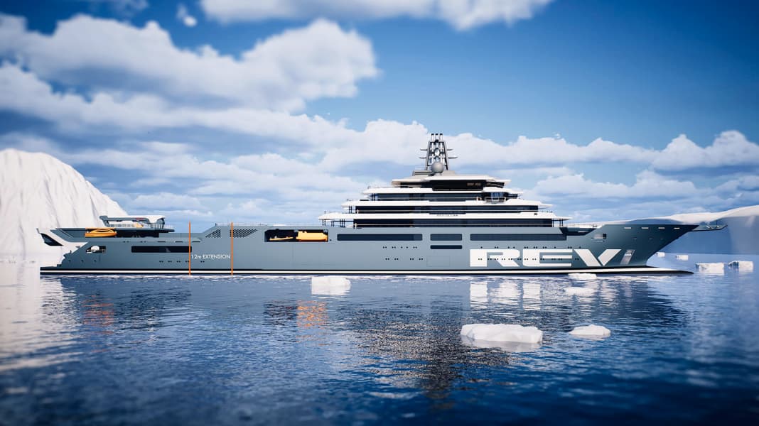 "REV Ocean": Extended by twelve metres - research yacht on the way to a record