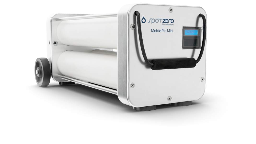 Trinkwasser: Kompakter Wasseraufbereiter – der Mobile Pro von Spot Zero