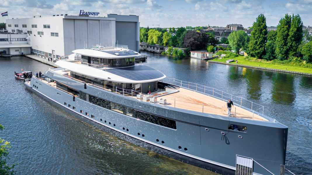 Feadship: 60-metre yacht comes with solar panels and plantation teak