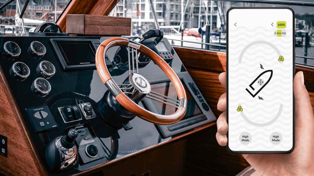 Harbour manoeuvres: Smartdock connects the smartphone to the engine